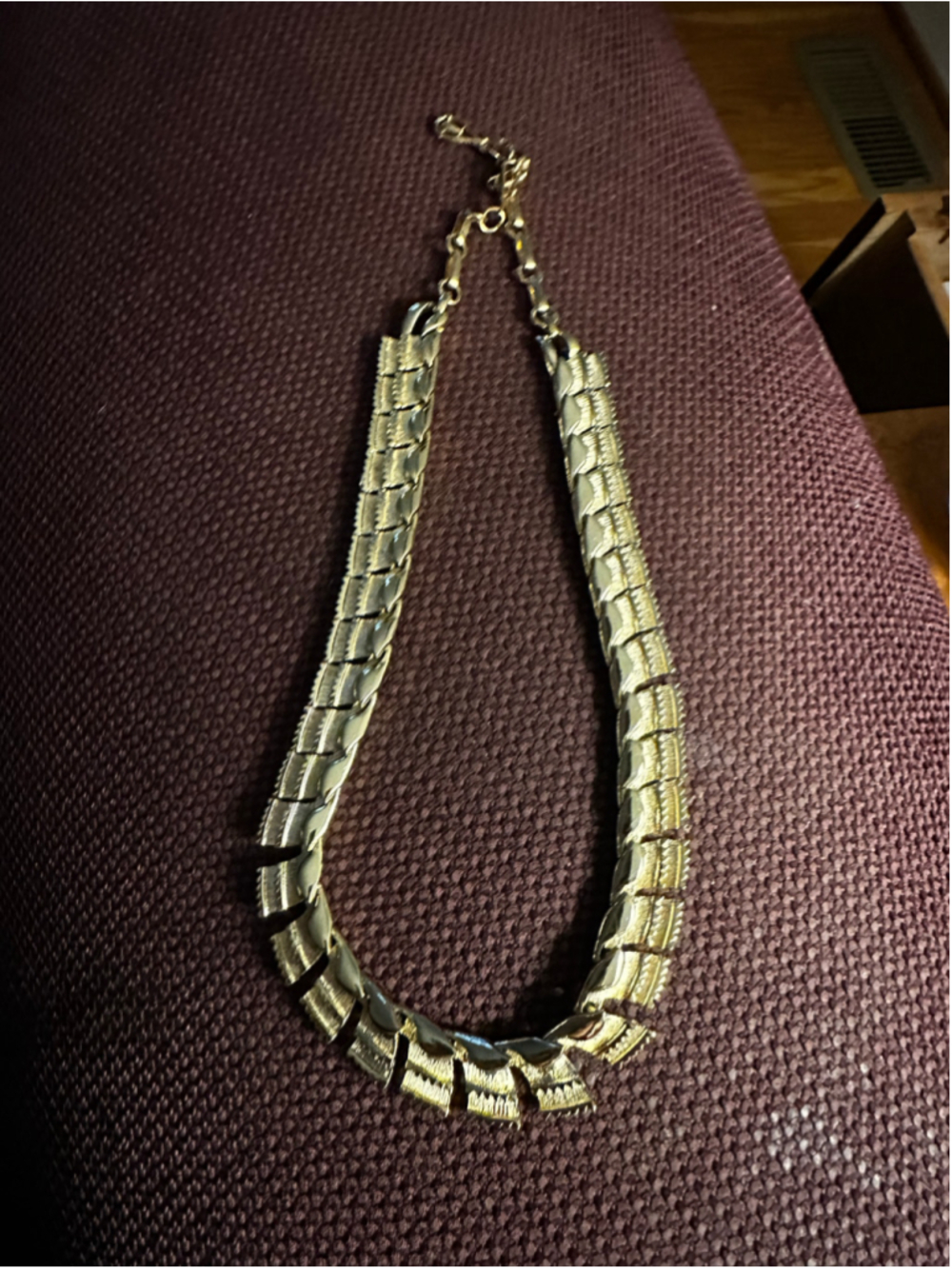 Women's Coro Gold Tone Statement Necklace
